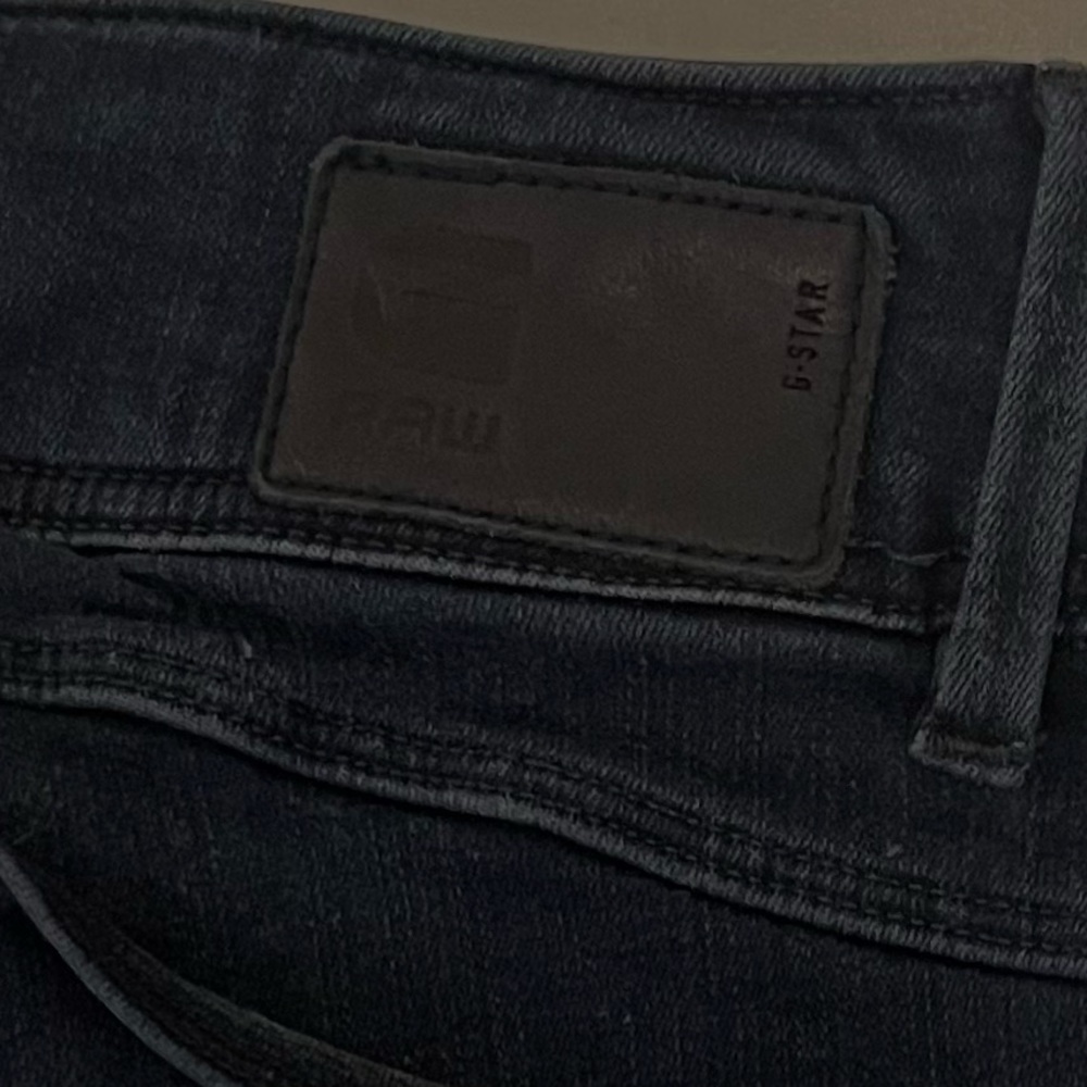 Black low rise jeans